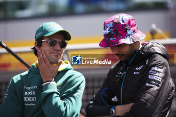 2024-07-07 - STROLL Lance (can), Aston Martin F1 Team AMR24, portrait and OCON Esteban (fra), Alpine F1 Team A524, portrait during the Formula 1 Qatar Airways British Grand Prix 2024, 12th round of the 2024 Formula One World Championship from July 5 to 7, 2024 on the Silverstone Circuit, in Silverstone, United Kingdom - F1 - BRITISH GRAND PRIX 2024 - FORMULA 1 - MOTORS