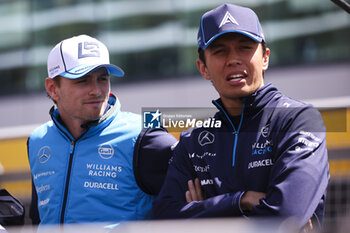 2024-07-07 - SARGEANT Logan (usa), Williams Racing FW46, portrait and ALBON Alexander (tha), Williams Racing FW46, portrait during the Formula 1 Qatar Airways British Grand Prix 2024, 12th round of the 2024 Formula One World Championship from July 5 to 7, 2024 on the Silverstone Circuit, in Silverstone, United Kingdom - F1 - BRITISH GRAND PRIX 2024 - FORMULA 1 - MOTORS