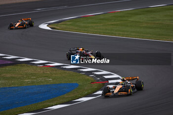 2024-07-07 - 04 NORRIS Lando (gbr), McLaren F1 Team MCL38, action during the Formula 1 Qatar Airways British Grand Prix 2024, 12th round of the 2024 Formula One World Championship from July 5 to 7, 2024 on the Silverstone Circuit, in Silverstone, United Kingdom - F1 - BRITISH GRAND PRIX 2024 - FORMULA 1 - MOTORS