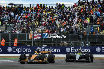 2024-07-07 - 81 PIASTRI Oscar (aus), McLaren F1 Team MCL38, action during the Formula 1 Qatar Airways British Grand Prix 2024, 12th round of the 2024 Formula One World Championship from July 5 to 7, 2024 on the Silverstone Circuit, in Silverstone, United Kingdom - F1 - BRITISH GRAND PRIX 2024 - FORMULA 1 - MOTORS