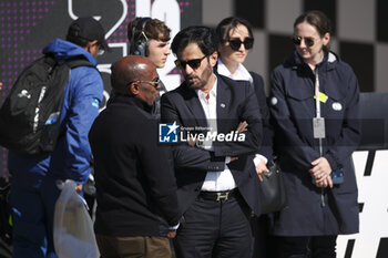 2024-07-07 - BEN SULAYEM Mohammed (uae), President of the FIA, portrait, Anthony HAMILTON during the Formula 1 Qatar Airways British Grand Prix 2024, 12th round of the 2024 Formula One World Championship from July 5 to 7, 2024 on the Silverstone Circuit, in Silverstone, United Kingdom - F1 - BRITISH GRAND PRIX 2024 - FORMULA 1 - MOTORS