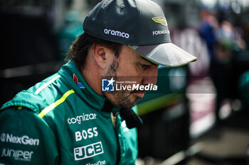 2024-07-07 - ALONSO Fernando (spa), Aston Martin F1 Team AMR24, portrait during the Formula 1 Qatar Airways British Grand Prix 2024, 12th round of the 2024 Formula One World Championship from July 5 to 7, 2024 on the Silverstone Circuit, in Silverstone, United Kingdom - F1 - BRITISH GRAND PRIX 2024 - FORMULA 1 - MOTORS