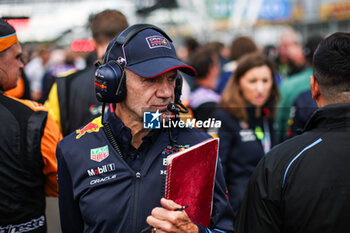 2024-07-07 - NEWEY Adrian (gbr), Chief Technical Officer of Red Bull Racing, portrait during the Formula 1 Qatar Airways British Grand Prix 2024, 12th round of the 2024 Formula One World Championship from July 5 to 7, 2024 on the Silverstone Circuit, in Silverstone, United Kingdom - F1 - BRITISH GRAND PRIX 2024 - FORMULA 1 - MOTORS