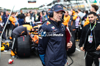 2024-07-07 - NEWEY Adrian (gbr), Chief Technical Officer of Red Bull Racing, portrait during the Formula 1 Qatar Airways British Grand Prix 2024, 12th round of the 2024 Formula One World Championship from July 5 to 7, 2024 on the Silverstone Circuit, in Silverstone, United Kingdom - F1 - BRITISH GRAND PRIX 2024 - FORMULA 1 - MOTORS