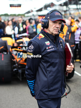 2024-07-07 - NEWEY Adrian (gbr), Chief Technical Officer of Red Bull Racing, portrait during the Formula 1 Qatar Airways British Grand Prix 2024, 12th round of the 2024 Formula One World Championship from July 5 to 7, 2024 on the Silverstone Circuit, in Silverstone, United Kingdom - F1 - BRITISH GRAND PRIX 2024 - FORMULA 1 - MOTORS