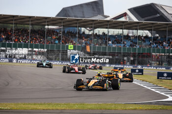 2024-07-07 - 04 NORRIS Lando (gbr), McLaren F1 Team MCL38, action during the Formula 1 Qatar Airways British Grand Prix 2024, 12th round of the 2024 Formula One World Championship from July 5 to 7, 2024 on the Silverstone Circuit, in Silverstone, United Kingdom - F1 - BRITISH GRAND PRIX 2024 - FORMULA 1 - MOTORS