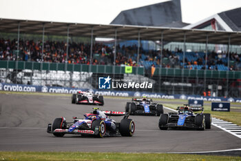 2024-07-07 - 22 TSUNODA Yuki (jap), Visa Cash App RB F1 Team VCARB 01, action 23 ALBON Alexander (tha), Williams Racing FW45, action during the Formula 1 Qatar Airways British Grand Prix 2024, 12th round of the 2024 Formula One World Championship from July 5 to 7, 2024 on the Silverstone Circuit, in Silverstone, United Kingdom - F1 - BRITISH GRAND PRIX 2024 - FORMULA 1 - MOTORS