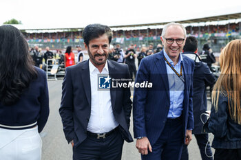 2024-07-07 - BEN SULAYEM Mohammed (uae), President of the FIA, DOMENICALI Stefano (ita), Chairman and CEO Formula One Group FOG, portrait during the Formula 1 Qatar Airways British Grand Prix 2024, 12th round of the 2024 Formula One World Championship from July 5 to 7, 2024 on the Silverstone Circuit, in Silverstone, United Kingdom - F1 - BRITISH GRAND PRIX 2024 - FORMULA 1 - MOTORS