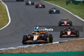 2024-07-07 - 04 NORRIS Lando (gbr), McLaren F1 Team MCL38, action during the Formula 1 Qatar Airways British Grand Prix 2024, 12th round of the 2024 Formula One World Championship from July 5 to 7, 2024 on the Silverstone Circuit, in Silverstone, United Kingdom - F1 - BRITISH GRAND PRIX 2024 - FORMULA 1 - MOTORS