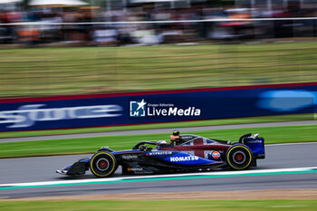 2024-07-07 - 02 SARGEANT Logan (usa), Williams Racing FW46, action during the Formula 1 Qatar Airways British Grand Prix 2024, 12th round of the 2024 Formula One World Championship from July 5 to 7, 2024 on the Silverstone Circuit, in Silverstone, United Kingdom - F1 - BRITISH GRAND PRIX 2024 - FORMULA 1 - MOTORS