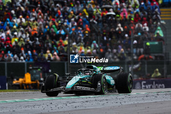 2024-07-07 - 14 ALONSO Fernando (spa), Aston Martin F1 Team AMR24, action during the Formula 1 Qatar Airways British Grand Prix 2024, 12th round of the 2024 Formula One World Championship from July 5 to 7, 2024 on the Silverstone Circuit, in Silverstone, United Kingdom - F1 - BRITISH GRAND PRIX 2024 - FORMULA 1 - MOTORS