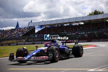 2024-07-07 - 03 RICCIARDO Daniel (aus), Visa Cash App RB F1 Team VCARB 01, action during the Formula 1 Qatar Airways British Grand Prix 2024, 12th round of the 2024 Formula One World Championship from July 5 to 7, 2024 on the Silverstone Circuit, in Silverstone, United Kingdom - F1 - BRITISH GRAND PRIX 2024 - FORMULA 1 - MOTORS