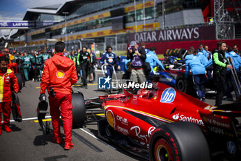 2024-07-07 - 16 LECLERC Charles (mco), Scuderia Ferrari SF-24, action during the Formula 1 Qatar Airways British Grand Prix 2024, 12th round of the 2024 Formula One World Championship from July 5 to 7, 2024 on the Silverstone Circuit, in Silverstone, United Kingdom - F1 - BRITISH GRAND PRIX 2024 - FORMULA 1 - MOTORS