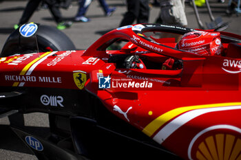 2024-07-07 - 16 LECLERC Charles (mco), Scuderia Ferrari SF-24, action during the Formula 1 Qatar Airways British Grand Prix 2024, 12th round of the 2024 Formula One World Championship from July 5 to 7, 2024 on the Silverstone Circuit, in Silverstone, United Kingdom - F1 - BRITISH GRAND PRIX 2024 - FORMULA 1 - MOTORS