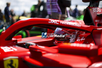 2024-07-07 - 16 LECLERC Charles (mco), Scuderia Ferrari SF-24, action during the Formula 1 Qatar Airways British Grand Prix 2024, 12th round of the 2024 Formula One World Championship from July 5 to 7, 2024 on the Silverstone Circuit, in Silverstone, United Kingdom - F1 - BRITISH GRAND PRIX 2024 - FORMULA 1 - MOTORS