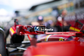 2024-07-07 - LECLERC Charles (mco), Scuderia Ferrari SF-24, portrait during the Formula 1 Qatar Airways British Grand Prix 2024, 12th round of the 2024 Formula One World Championship from July 5 to 7, 2024 on the Silverstone Circuit, in Silverstone, United Kingdom - F1 - BRITISH GRAND PRIX 2024 - FORMULA 1 - MOTORS