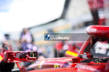 2024-07-07 - LECLERC Charles (mco), Scuderia Ferrari SF-24, portrait during the Formula 1 Qatar Airways British Grand Prix 2024, 12th round of the 2024 Formula One World Championship from July 5 to 7, 2024 on the Silverstone Circuit, in Silverstone, United Kingdom - F1 - BRITISH GRAND PRIX 2024 - FORMULA 1 - MOTORS