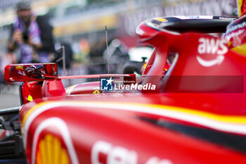 2024-07-07 - SAINZ Carlos (spa), Scuderia Ferrari SF-24, portrait during the Formula 1 Qatar Airways British Grand Prix 2024, 12th round of the 2024 Formula One World Championship from July 5 to 7, 2024 on the Silverstone Circuit, in Silverstone, United Kingdom - F1 - BRITISH GRAND PRIX 2024 - FORMULA 1 - MOTORS