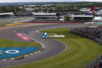 2024-07-07 - 04 NORRIS Lando (gbr), McLaren F1 Team MCL38, action 81 PIASTRI Oscar (aus), McLaren F1 Team MCL38, action during the Formula 1 Qatar Airways British Grand Prix 2024, 12th round of the 2024 Formula One World Championship from July 5 to 7, 2024 on the Silverstone Circuit, in Silverstone, United Kingdom - F1 - BRITISH GRAND PRIX 2024 - FORMULA 1 - MOTORS