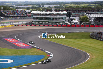 2024-07-07 - 63 RUSSELL George (gbr), Mercedes AMG F1 Team W15, action 44 HAMILTON Lewis (gbr), Mercedes AMG F1 Team W15, action during the Formula 1 Qatar Airways British Grand Prix 2024, 12th round of the 2024 Formula One World Championship from July 5 to 7, 2024 on the Silverstone Circuit, in Silverstone, United Kingdom - F1 - BRITISH GRAND PRIX 2024 - FORMULA 1 - MOTORS