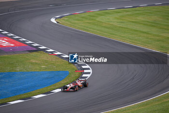 2024-07-07 - 55 SAINZ Carlos (spa), Scuderia Ferrari SF-24, action during the Formula 1 Qatar Airways British Grand Prix 2024, 12th round of the 2024 Formula One World Championship from July 5 to 7, 2024 on the Silverstone Circuit, in Silverstone, United Kingdom - F1 - BRITISH GRAND PRIX 2024 - FORMULA 1 - MOTORS