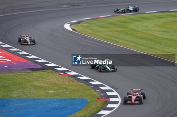 2024-07-07 - 16 LECLERC Charles (mco), Scuderia Ferrari SF-24, action during the Formula 1 Qatar Airways British Grand Prix 2024, 12th round of the 2024 Formula One World Championship from July 5 to 7, 2024 on the Silverstone Circuit, in Silverstone, United Kingdom - F1 - BRITISH GRAND PRIX 2024 - FORMULA 1 - MOTORS