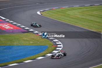 2024-07-07 - 27 HULKENBERG Nico (ger), Haas F1 Team VF-24 Ferrari, action during the Formula 1 Qatar Airways British Grand Prix 2024, 12th round of the 2024 Formula One World Championship from July 5 to 7, 2024 on the Silverstone Circuit, in Silverstone, United Kingdom - F1 - BRITISH GRAND PRIX 2024 - FORMULA 1 - MOTORS