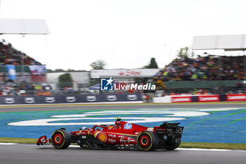 2024-07-07 - 55 SAINZ Carlos (spa), Scuderia Ferrari SF-24, action during the Formula 1 Qatar Airways British Grand Prix 2024, 12th round of the 2024 Formula One World Championship from July 5 to 7, 2024 on the Silverstone Circuit, in Silverstone, United Kingdom - F1 - BRITISH GRAND PRIX 2024 - FORMULA 1 - MOTORS