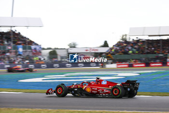 2024-07-07 - 55 SAINZ Carlos (spa), Scuderia Ferrari SF-24, action during the Formula 1 Qatar Airways British Grand Prix 2024, 12th round of the 2024 Formula One World Championship from July 5 to 7, 2024 on the Silverstone Circuit, in Silverstone, United Kingdom - F1 - BRITISH GRAND PRIX 2024 - FORMULA 1 - MOTORS