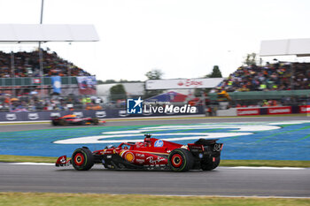 2024-07-07 - 16 LECLERC Charles (mco), Scuderia Ferrari SF-24, action during the Formula 1 Qatar Airways British Grand Prix 2024, 12th round of the 2024 Formula One World Championship from July 5 to 7, 2024 on the Silverstone Circuit, in Silverstone, United Kingdom - F1 - BRITISH GRAND PRIX 2024 - FORMULA 1 - MOTORS