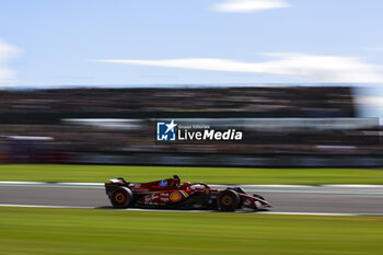 2024-07-07 - 16 LECLERC Charles (mco), Scuderia Ferrari SF-24, action during the Formula 1 Qatar Airways British Grand Prix 2024, 12th round of the 2024 Formula One World Championship from July 5 to 7, 2024 on the Silverstone Circuit, in Silverstone, United Kingdom - F1 - BRITISH GRAND PRIX 2024 - FORMULA 1 - MOTORS