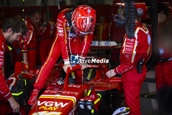 2024-07-07 - LECLERC Charles (mco), Scuderia Ferrari SF-24, portrait during the Formula 1 Qatar Airways British Grand Prix 2024, 12th round of the 2024 Formula One World Championship from July 5 to 7, 2024 on the Silverstone Circuit, in Silverstone, United Kingdom - F1 - BRITISH GRAND PRIX 2024 - FORMULA 1 - MOTORS