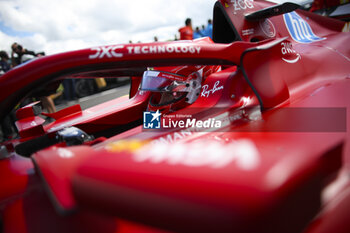 2024-07-07 - LECLERC Charles (mco), Scuderia Ferrari SF-24, portrait during the Formula 1 Qatar Airways British Grand Prix 2024, 12th round of the 2024 Formula One World Championship from July 5 to 7, 2024 on the Silverstone Circuit, in Silverstone, United Kingdom - F1 - BRITISH GRAND PRIX 2024 - FORMULA 1 - MOTORS