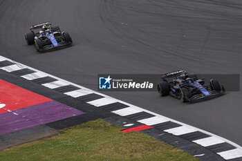 2024-07-07 - 23 ALBON Alexander (tha), Williams Racing FW45, action and 02 SARGEANT Logan (usa), Williams Racing FW46, action during the Formula 1 Qatar Airways British Grand Prix 2024, 12th round of the 2024 Formula One World Championship from July 5 to 7, 2024 on the Silverstone Circuit, in Silverstone, United Kingdom - F1 - BRITISH GRAND PRIX 2024 - FORMULA 1 - MOTORS