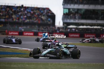 2024-07-07 - 18 STROLL Lance (can), Aston Martin F1 Team AMR24, action during the Formula 1 Qatar Airways British Grand Prix 2024, 12th round of the 2024 Formula One World Championship from July 5 to 7, 2024 on the Silverstone Circuit, in Silverstone, United Kingdom - F1 - BRITISH GRAND PRIX 2024 - FORMULA 1 - MOTORS