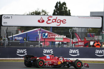 2024-07-07 - 16 LECLERC Charles (mco), Scuderia Ferrari SF-24, action during the Formula 1 Qatar Airways British Grand Prix 2024, 12th round of the 2024 Formula One World Championship from July 5 to 7, 2024 on the Silverstone Circuit, in Silverstone, United Kingdom - F1 - BRITISH GRAND PRIX 2024 - FORMULA 1 - MOTORS