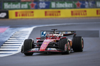 2024-07-07 - 16 LECLERC Charles (mco), Scuderia Ferrari SF-24, action during the Formula 1 Qatar Airways British Grand Prix 2024, 12th round of the 2024 Formula One World Championship from July 5 to 7, 2024 on the Silverstone Circuit, in Silverstone, United Kingdom - F1 - BRITISH GRAND PRIX 2024 - FORMULA 1 - MOTORS