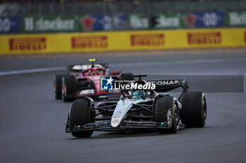 2024-07-07 - 63 RUSSELL George (gbr), Mercedes AMG F1 Team W15, action during the Formula 1 Qatar Airways British Grand Prix 2024, 12th round of the 2024 Formula One World Championship from July 5 to 7, 2024 on the Silverstone Circuit, in Silverstone, United Kingdom - F1 - BRITISH GRAND PRIX 2024 - FORMULA 1 - MOTORS