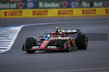 2024-07-07 - 16 LECLERC Charles (mco), Scuderia Ferrari SF-24, action during the Formula 1 Qatar Airways British Grand Prix 2024, 12th round of the 2024 Formula One World Championship from July 5 to 7, 2024 on the Silverstone Circuit, in Silverstone, United Kingdom - F1 - BRITISH GRAND PRIX 2024 - FORMULA 1 - MOTORS