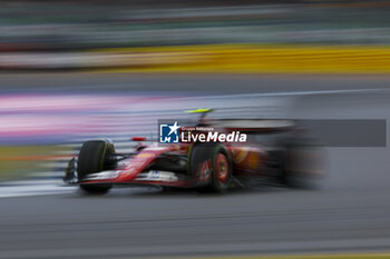 2024-07-07 - 55 SAINZ Carlos (spa), Scuderia Ferrari SF-24, action during the Formula 1 Qatar Airways British Grand Prix 2024, 12th round of the 2024 Formula One World Championship from July 5 to 7, 2024 on the Silverstone Circuit, in Silverstone, United Kingdom - F1 - BRITISH GRAND PRIX 2024 - FORMULA 1 - MOTORS