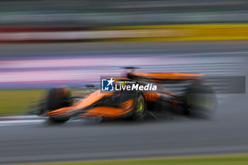 2024-07-07 - 81 PIASTRI Oscar (aus), McLaren F1 Team MCL38, action during the Formula 1 Qatar Airways British Grand Prix 2024, 12th round of the 2024 Formula One World Championship from July 5 to 7, 2024 on the Silverstone Circuit, in Silverstone, United Kingdom - F1 - BRITISH GRAND PRIX 2024 - FORMULA 1 - MOTORS