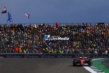 2024-07-07 - 55 SAINZ Carlos (spa), Scuderia Ferrari SF-24, action during the Formula 1 Qatar Airways British Grand Prix 2024, 12th round of the 2024 Formula One World Championship from July 5 to 7, 2024 on the Silverstone Circuit, in Silverstone, United Kingdom - F1 - BRITISH GRAND PRIX 2024 - FORMULA 1 - MOTORS