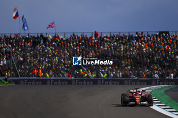 2024-07-07 - 16 LECLERC Charles (mco), Scuderia Ferrari SF-24, action during the Formula 1 Qatar Airways British Grand Prix 2024, 12th round of the 2024 Formula One World Championship from July 5 to 7, 2024 on the Silverstone Circuit, in Silverstone, United Kingdom - F1 - BRITISH GRAND PRIX 2024 - FORMULA 1 - MOTORS