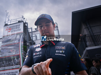 2024-07-21 - #11 Sergio Perez Of The Team Oracle Red Bull Racing, Red Bull Honda RB20 ,In Paddock ,During Fia Formula One World Championship F1 Hungarian Grand Prix 2024, 21 July In Budapest, Hungarian - FORMULA 1 HUNGARIAN GRAND PRIX 2024 - RACE - FORMULA 1 - MOTORS