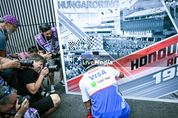 2024-07-21 - #3 Daniel Ricciardo Of The Team Visa Cash App Rb Formula One Team, VCARB Honda 01 in Paddock ,During Fia Formula One World Championship F1 Hungarian Grand Prix 2024, 20 July In Budapest, Hungarian - FORMULA 1 HUNGARIAN GRAND PRIX 2024 - RACE - FORMULA 1 - MOTORS