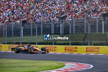 2024-07-21 - #81 Oscar Piastri Of The Team Mclaren Formula 1 Team, Mclaren Mercedes MCL38,Face The Race ,During Fia Formula One World Championship F1 Hungarian Grand Prix 2024, 20 July In Budapest, Hungarian - FORMULA 1 HUNGARIAN GRAND PRIX 2024 - RACE - FORMULA 1 - MOTORS