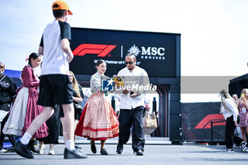 2024-07-20 - #44 Lewis Hamilton Of The Team Mercedes-Amg Petronas Formula One Team, Mercedes W15In Paddock During Fia Formula One World Championship F1 Hungarian Grand Prix 2024, 20 July In Budapest, Hungarian - FORMULA 1 HUNGARIAN GRAND PRIX 2024 - PRACTICE 3  - FORMULA 1 - MOTORS