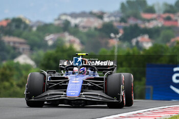 2024-07-20 - #2 Logan Sargeant Of The Team Williams Racing, Williams Mercedes FW46,They Face Practice Session 3,During Fia Formula One World Championship F1 Hungarian Grand Prix 2024, 20 July In Budapest, Hungarian - FORMULA 1 HUNGARIAN GRAND PRIX 2024 - PRACTICE 3  - FORMULA 1 - MOTORS