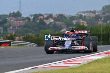 2024-07-20 - #3 Daniel Ricciardo Of The Team Visa Cash App Rb Formula One Team, VCARB Honda 01,They Face Practice Session 3,During Fia Formula One World Championship F1 Hungarian Grand Prix 2024, 20 July In Budapest, Hungarian - FORMULA 1 HUNGARIAN GRAND PRIX 2024 - PRACTICE 3  - FORMULA 1 - MOTORS