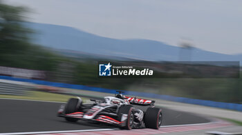 2024-07-20 - #20 Kevin Magnussen Of The Team Moneygram Haas F1 Team, Haas Ferrari VF-24 ,They Face Practice Session 3,During Fia Formula One World Championship F1 Hungarian Grand Prix 2024, 20 July In Budapest, Hungarian - FORMULA 1 HUNGARIAN GRAND PRIX 2024 - PRACTICE 3  - FORMULA 1 - MOTORS